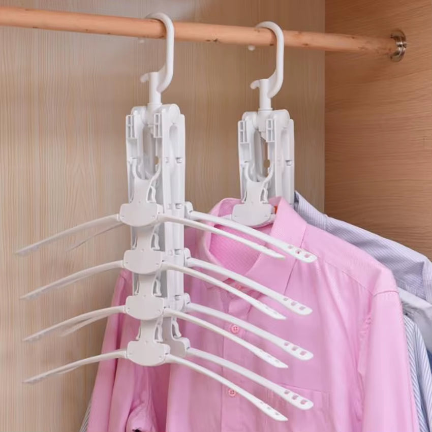 MagicFold™ 360° Rotating Hanger – Dry, Store &amp; Save Space Like Never Before!