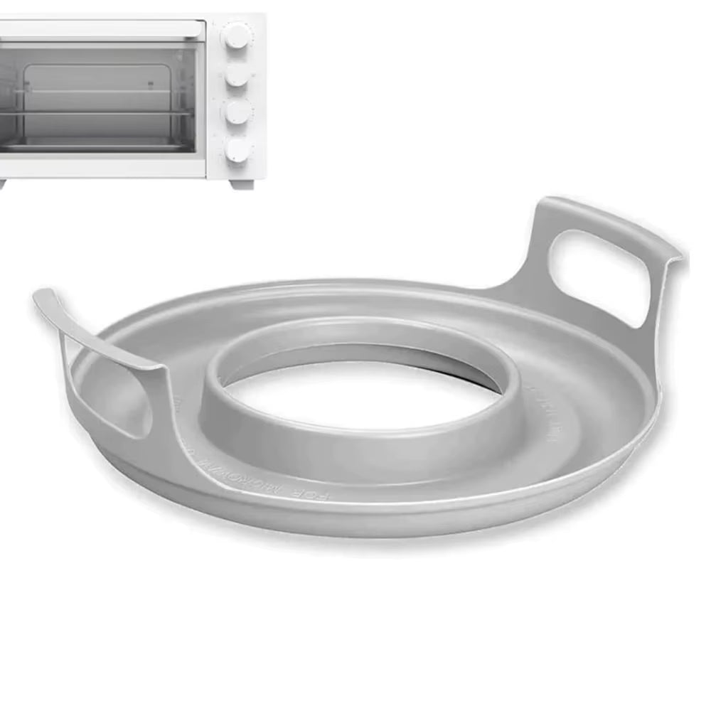 HeatMate™ Microwave Plate Holder – Durable, Easy-Clean Steam Tray for Bowls &amp; Dishes