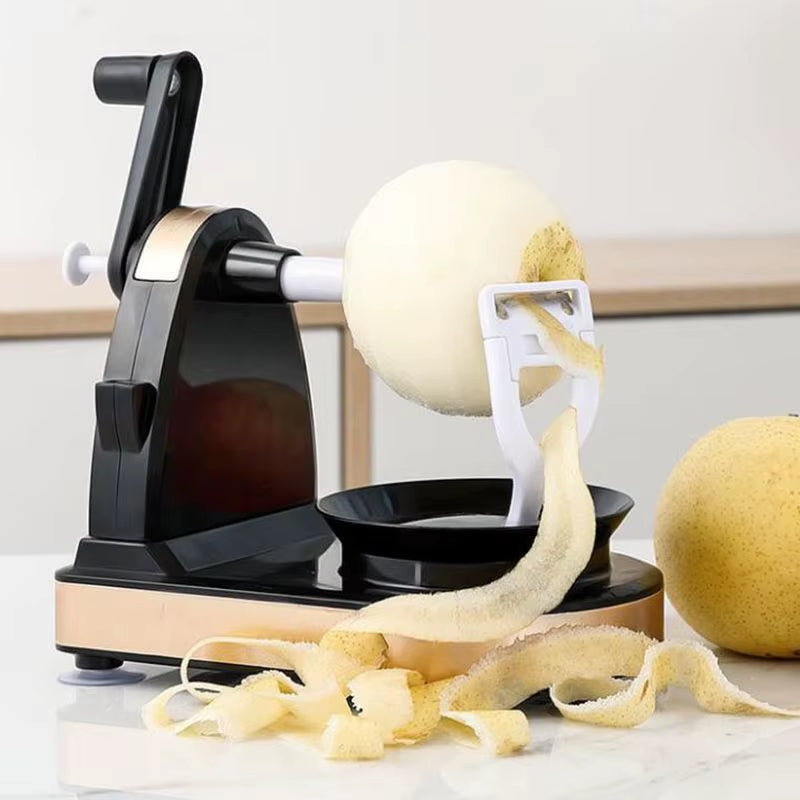 PeelPro™ Automatic Fruit &amp; Veggie Peeler – Multi-Functional Apple, Pear, Potato Cutter &amp; Slicer