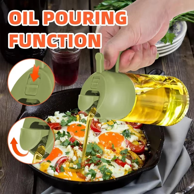 Mistify™ 500ml Olive Oil Spray Bottle – Precision Oil Dispenser for Cooking, Grilling &amp; Baking