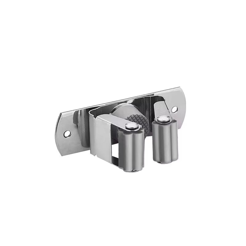 GripLock™ Stainless Steel Wall Mount Mop &amp; Broom Holder – Space-Saving Hook for Kitchen &amp; Bathroom Organization