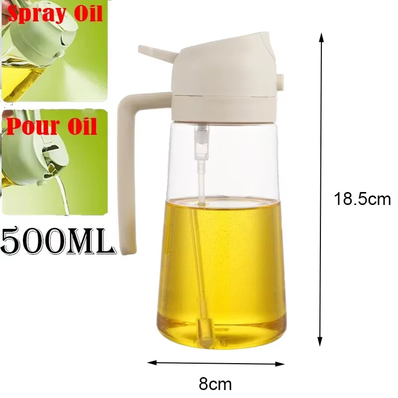 Mistify™ 500ml Olive Oil Spray Bottle – Precision Oil Dispenser for Cooking, Grilling &amp; Baking
