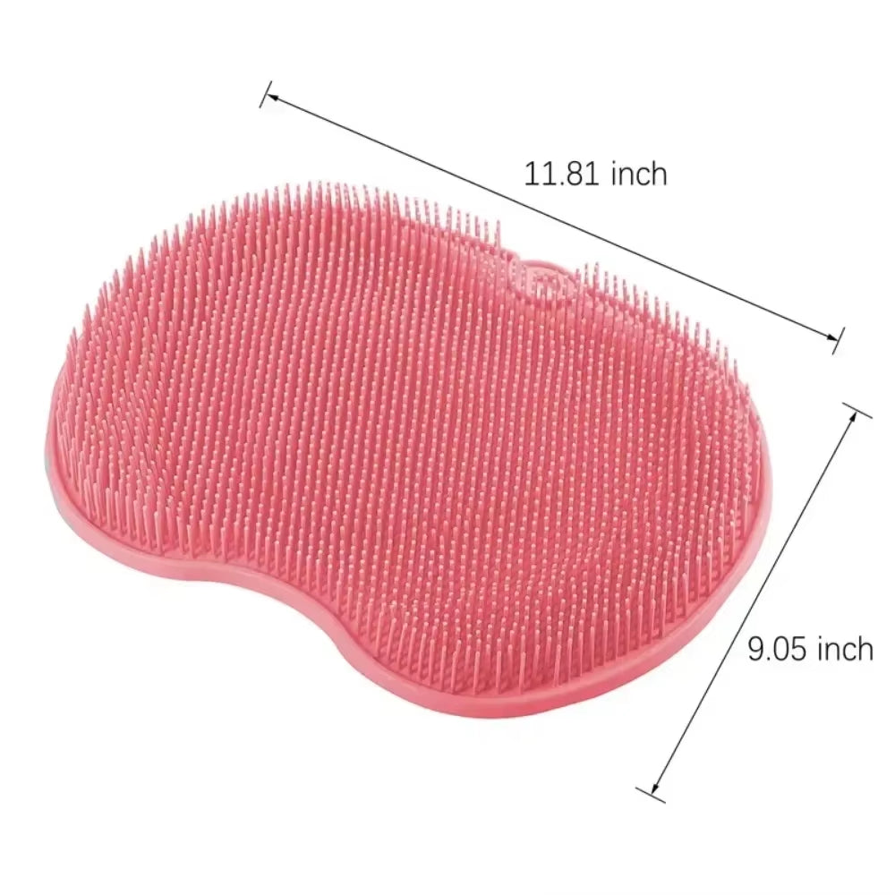 Ultimate Spa-Style Exfoliating Shower Mat – 5-in-1 Silicone Scrubbing &amp; Massaging Solution