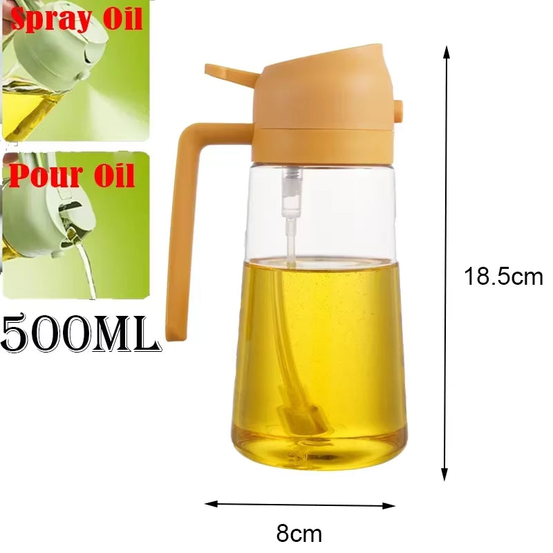 Mistify™ 500ml Olive Oil Spray Bottle – Precision Oil Dispenser for Cooking, Grilling &amp; Baking