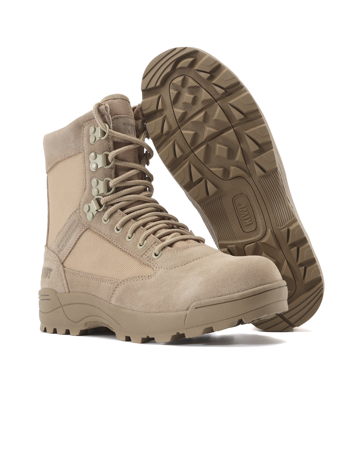 Kiwi Durable Sand Suede 6.5" Zipped Water Resistant Tactical Boots [62100]