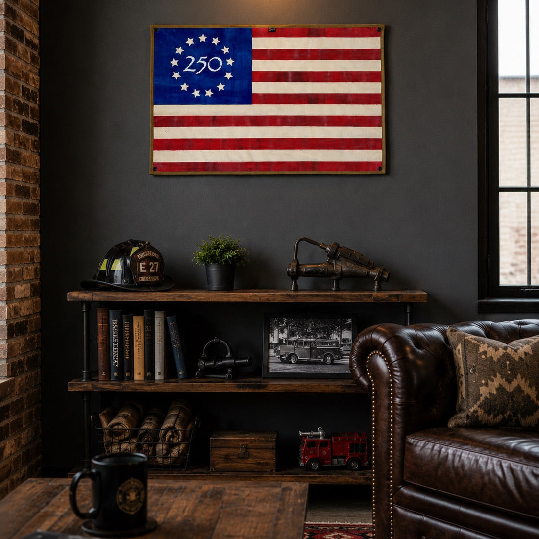 American Flag - Fire Hose - Betsy Ross - 250 Edition