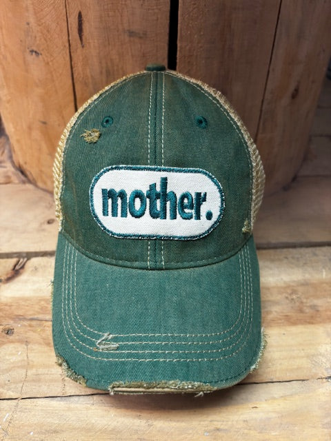 Mother distressed snapback Cap