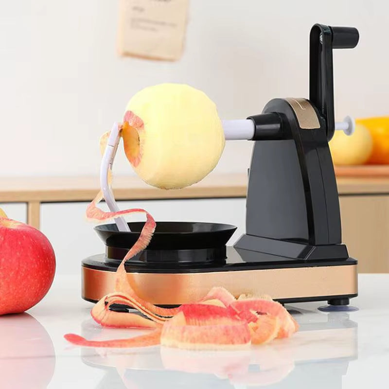 PeelPro™ Automatic Fruit &amp; Veggie Peeler – Multi-Functional Apple, Pear, Potato Cutter &amp; Slicer