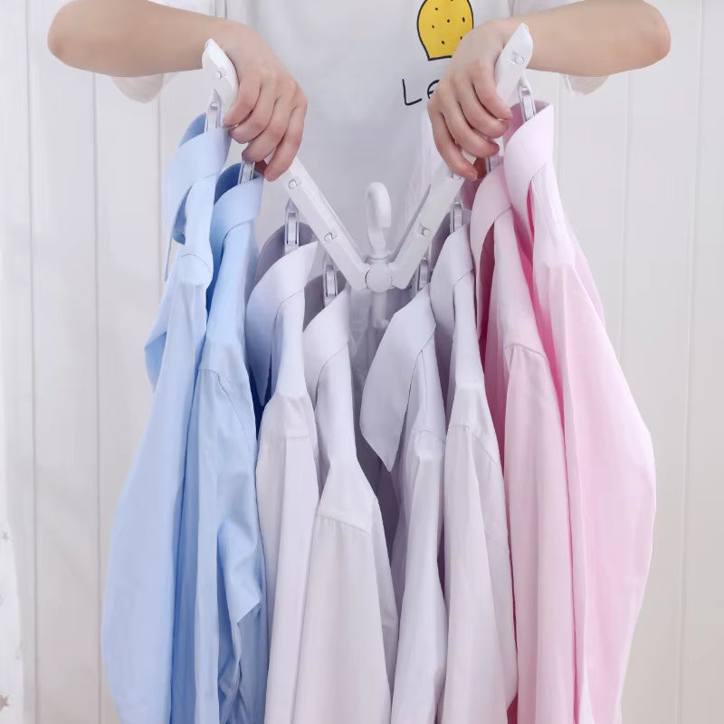 MagicFold™ 360° Rotating Hanger – Dry, Store &amp; Save Space Like Never Before!