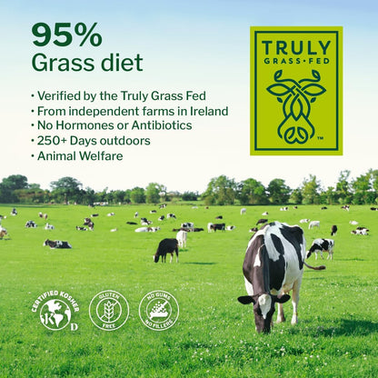 Grass Fed Whey Isolate Protein Powder – Unflavored, Heavy-Metal Tested, 28G Protein, Sourced from Ireland, Hormone-Free, Non-Gmo, Packaged in USA – 1Lb