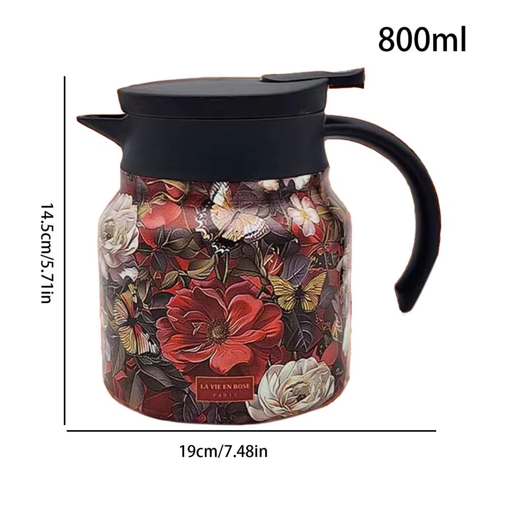 Vintage Thermal Insulation Tea &amp; Coffee Pot – Keep Your Drinks Hot in Style