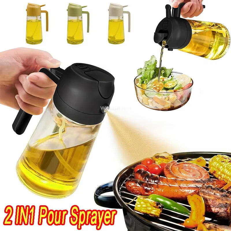 Mistify™ 500ml Olive Oil Spray Bottle – Precision Oil Dispenser for Cooking, Grilling &amp; Baking