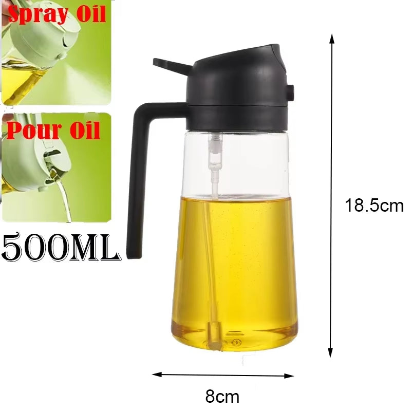 Mistify™ 500ml Olive Oil Spray Bottle – Precision Oil Dispenser for Cooking, Grilling &amp; Baking